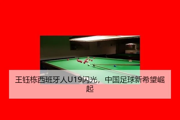 王钰栋西班牙人U19闪光，中国足球新希望崛起 | leyu